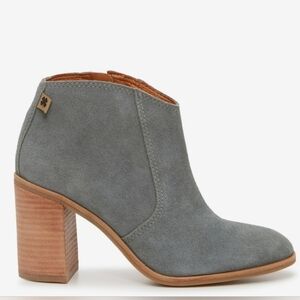 Lucky Brand, Pellyon Western Bootie, Slate Grey‎ (bluish tone), Size 8 - NWT